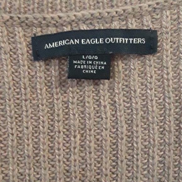 EUC American Eagle Women Bell Sleeve Mauve Sweater - Picture 8 of 9